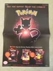 1999 Pokemon Viz Comics Vol. 11 No. 9 Mewtwo Store Display Ad Poster