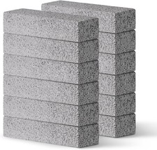 12Pack Pumice Stone for Toilet Cleaning Bowl Stick,Powerfully Cleans B-12