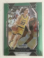 2024 Panini Prizm Draft Picks All-American Caitlin Clark #23 Green