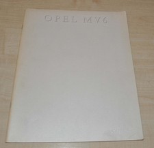 1995 Opel Omega MV6 Brochure Prospekt DE