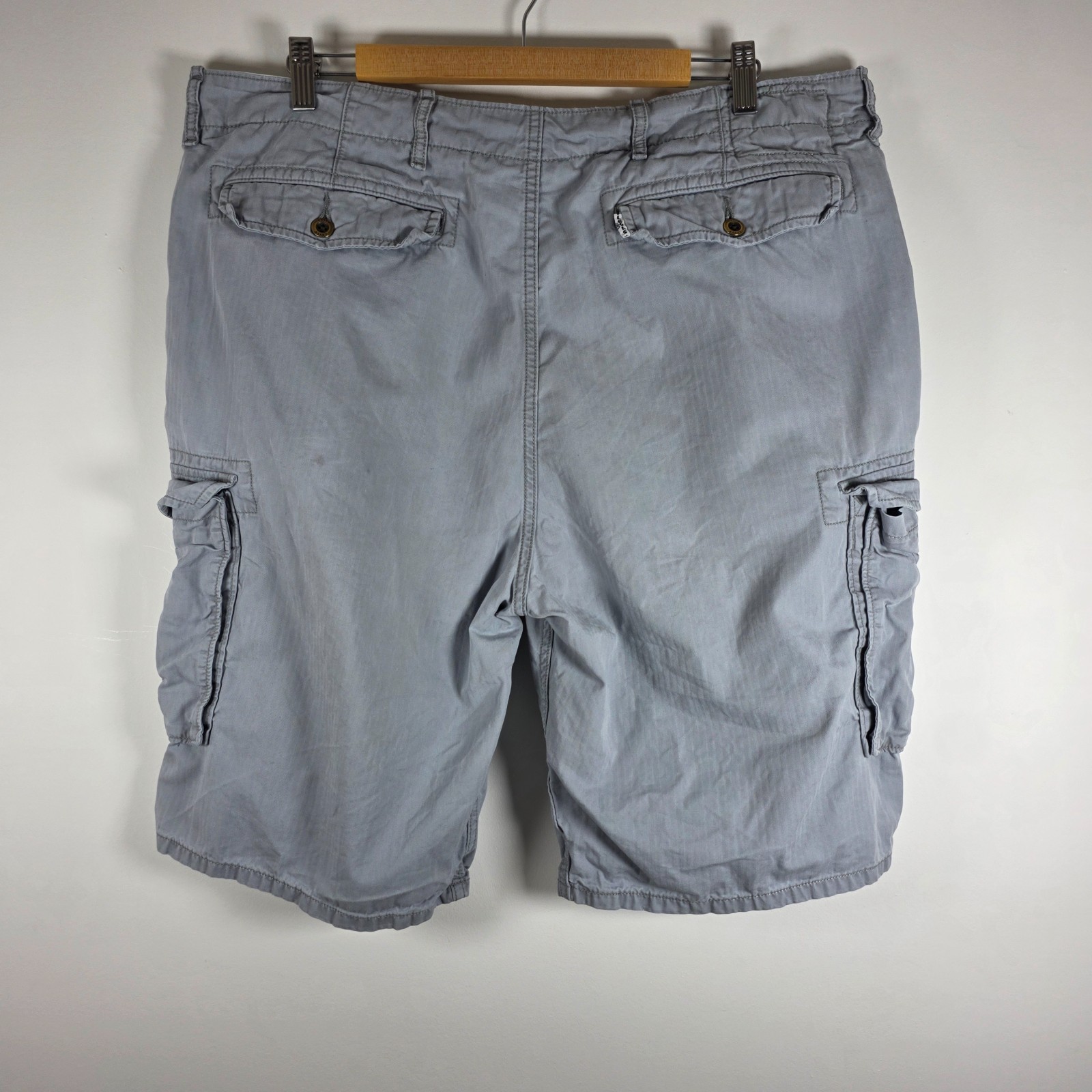 Levi’s Cargo Shorts W38 Blue Cotton Utility Pockets Men’s Casual Summer image 2