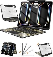 Clear Keyboard Case for iPad Pro 13 inch M5/M4, 2025/2024 , Transparent...