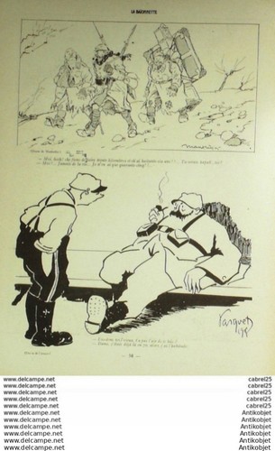 La Baionnette 1916 # 030 (Les Peperes) Capy Huard Flores Villemot - Picture 6 of 9