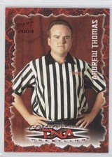 2004 Pacific TNA Red Andrew Thomas #61 0q1p