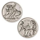 PAN-AM BUFFALO MEDAL TRIBUTE - 2oz 999 silver Intaglio in capsule