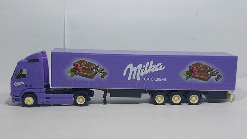 🛠️Herpa Volvo SZ Milka Cafe 1:87 (BD25/52A) 🚛Bastlermodell/defekt - Picture 4 of 7