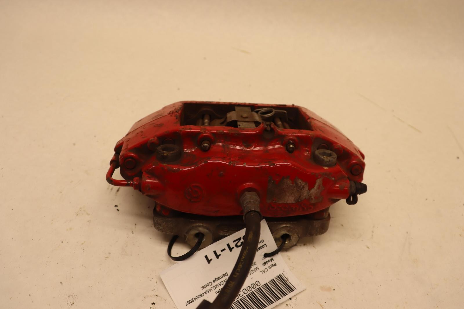 2008-2010 MASERATI GRANTURISMO REAR RIGHT SIDE BRAKE CALIPER OEM