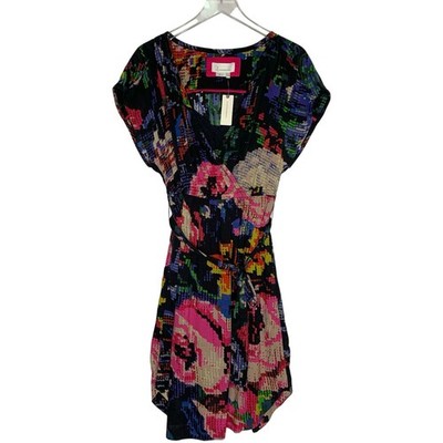 astrid floral mini dress Saloni Astrid Ruched Floral Mini Dress