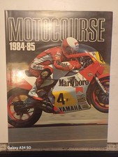 MOTOCOURSE 1984-1985 GRAND PRIX ANNUAL EDDIE LAWSON   AUTOGRAPHED