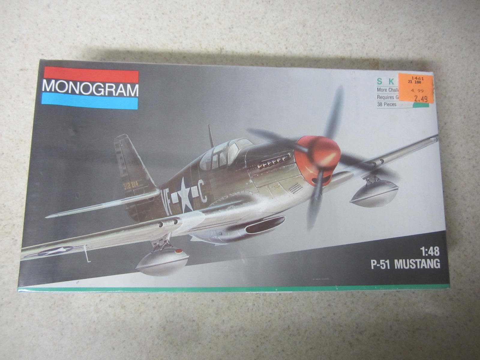 Monogram Mod 5813 Monogram P-51 MUSTANG # 5214 NEW SEALED 1/48 model kit | eBay