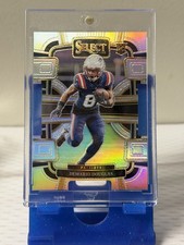 2023 Panini Select - Concourse Demario Douglas #68 Silver Prizm Die-Cut (RC)