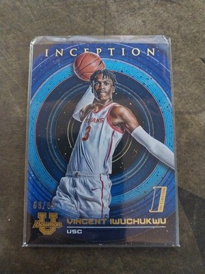 2022-23 Bowman Inception University - Vincent Iwuchukwu #14 Blue Foil V2 /99...