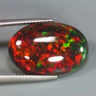 9.35 Cts_Extraordinary 3D Harlequin Pattern 100 % Natural Welo Solid Black Opal