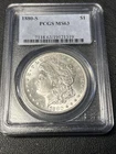 1880-S MORGAN DOLLAR, NGC MS-64