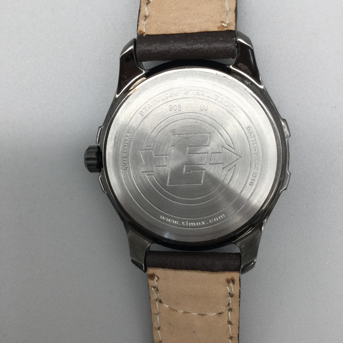 Timex Expedition Mens Watch 41mm Beige Dial Black Leather Indiglo New Battery Amazon.com: Timex Men main image 3