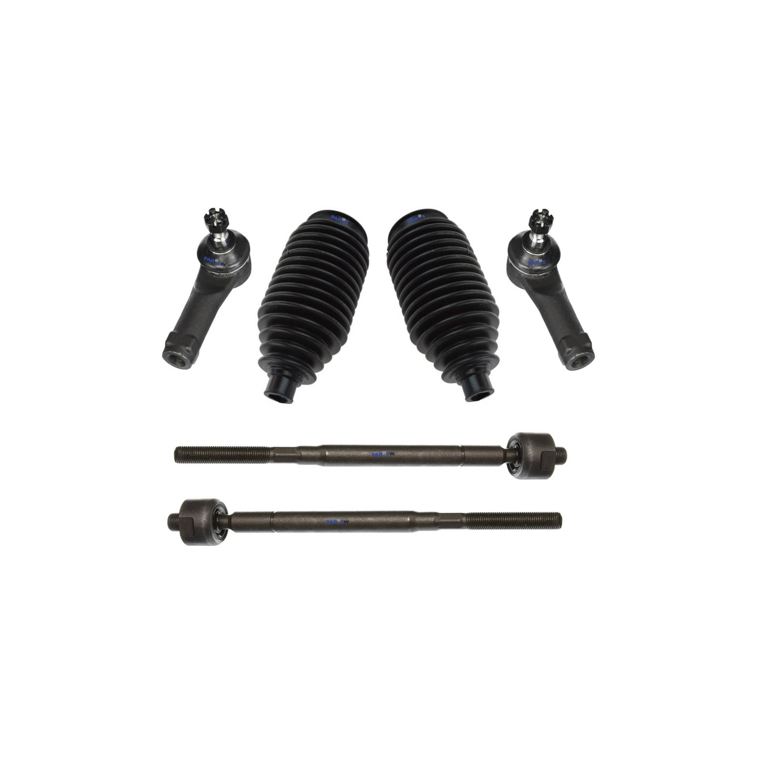 6 Pc New Suspension Kit for Honda Odyssey 20022004 Inner & Outer Tie