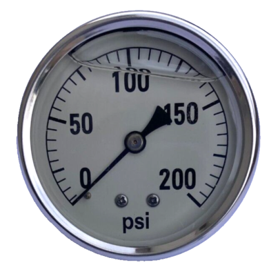 #ad #ad ANSI 2441 GXB 200 B40.1 Pressure Gauge 200 psi Bottom Mount $34.99