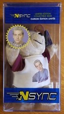 N Sync Limited Edition Collectible Bear Lance Bass 1500 of 25000, New in Cube