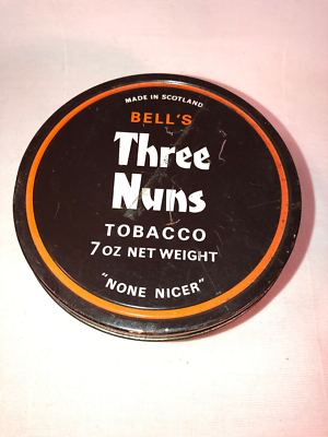 Three Nuns Tobacco Tin With Lid