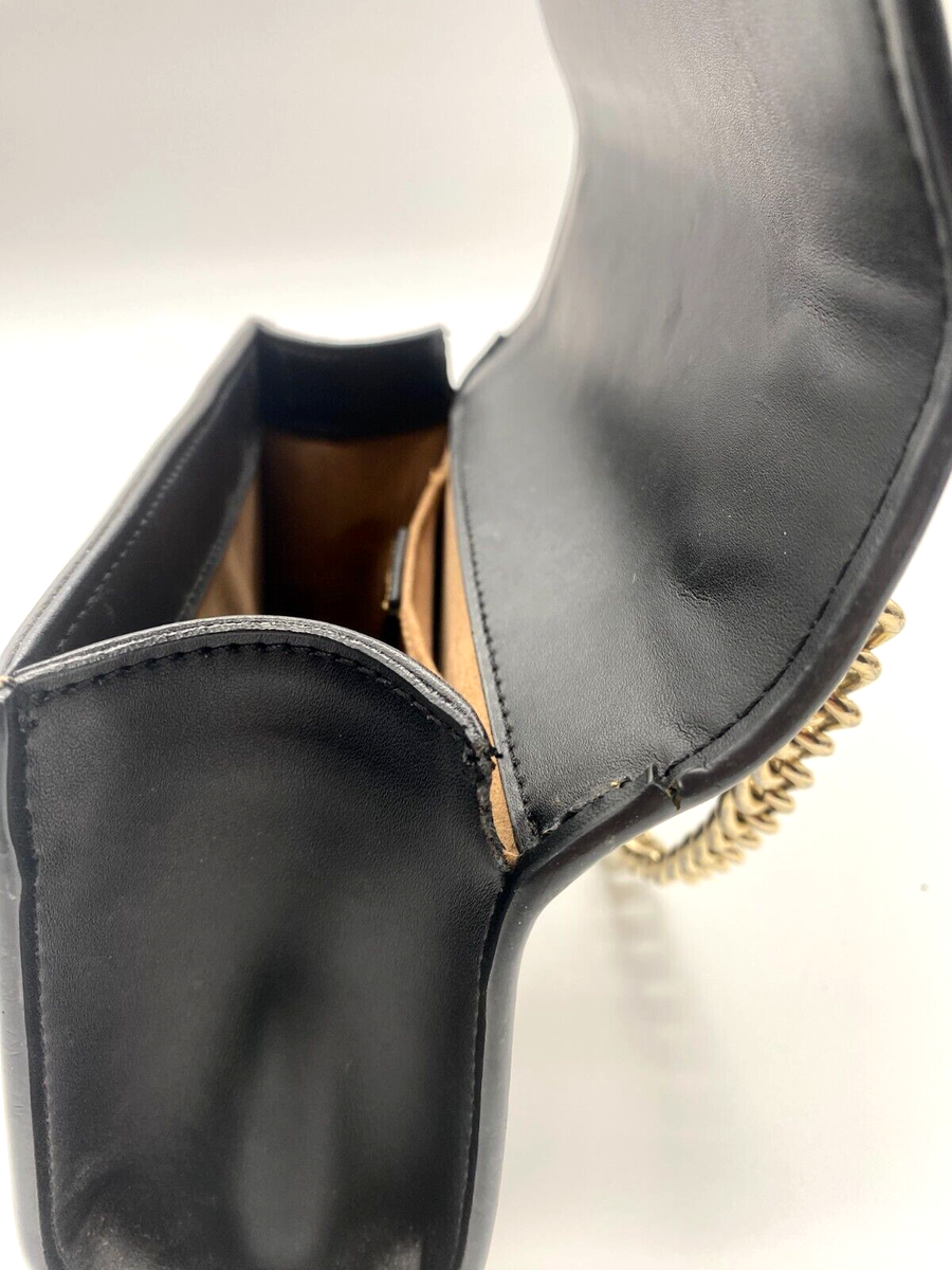 GUCCI 409487 GG Supreme BEE Leather Coated Canvas Small GUCCI 409487 GG Supreme BEE Leather Coated Canvas Small