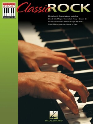 Classic Rock Sheet Music Note-for-Note Keyboard Transcriptions NEW 000310940