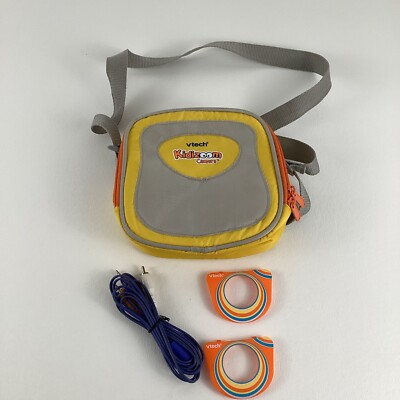 VTech KidiZoom Digital Camera Accessory Kit Carry Along Storage Case Cable Lot