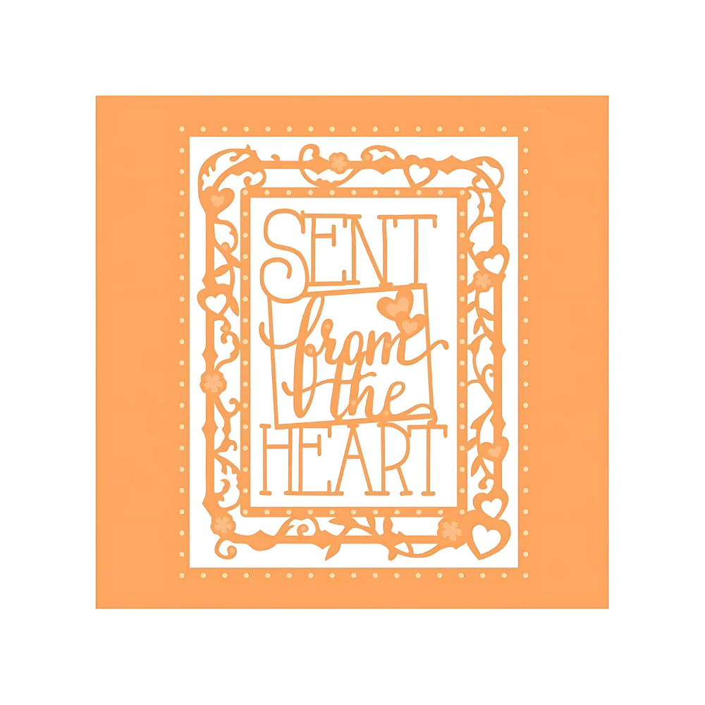 Tonic Studios Sent From The Heart Frame - Papercraft Die