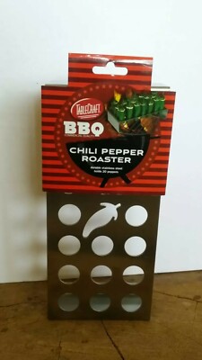 TableCraft BBQ Series Stainless Steel Jalapeno Chili Pepper Roaster Grill - New