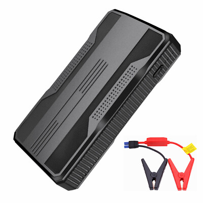 Pro Mini Slim 20000mAh Car Jump Starter Engine Battery Charger Power bank black