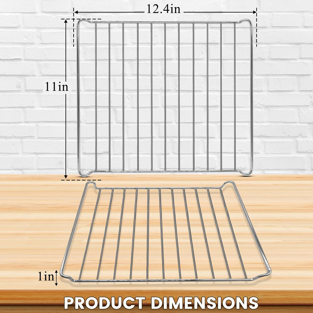 Stainless Steel Air Fryer Cooling Rack for Cuisinart TOA 60 65 70 12.4x11 inches