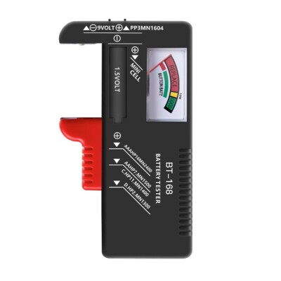 BT-168 AA/AAA/C/D/9V/1,5V Batterien  Volt Tester Checker BT168 An J4A3