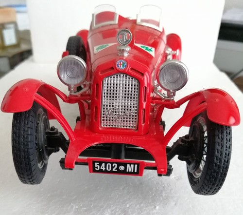 ALFA ROMEO 2300 MONZA 1934 - BURAGO SCALA 1/18 - ORIGINALE ANNI 90 - Foto 2 di 12