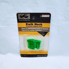 NOS Saunders Archery Precision Aligned Nock Kwik Nock No 7763G 12 ct Made In USA