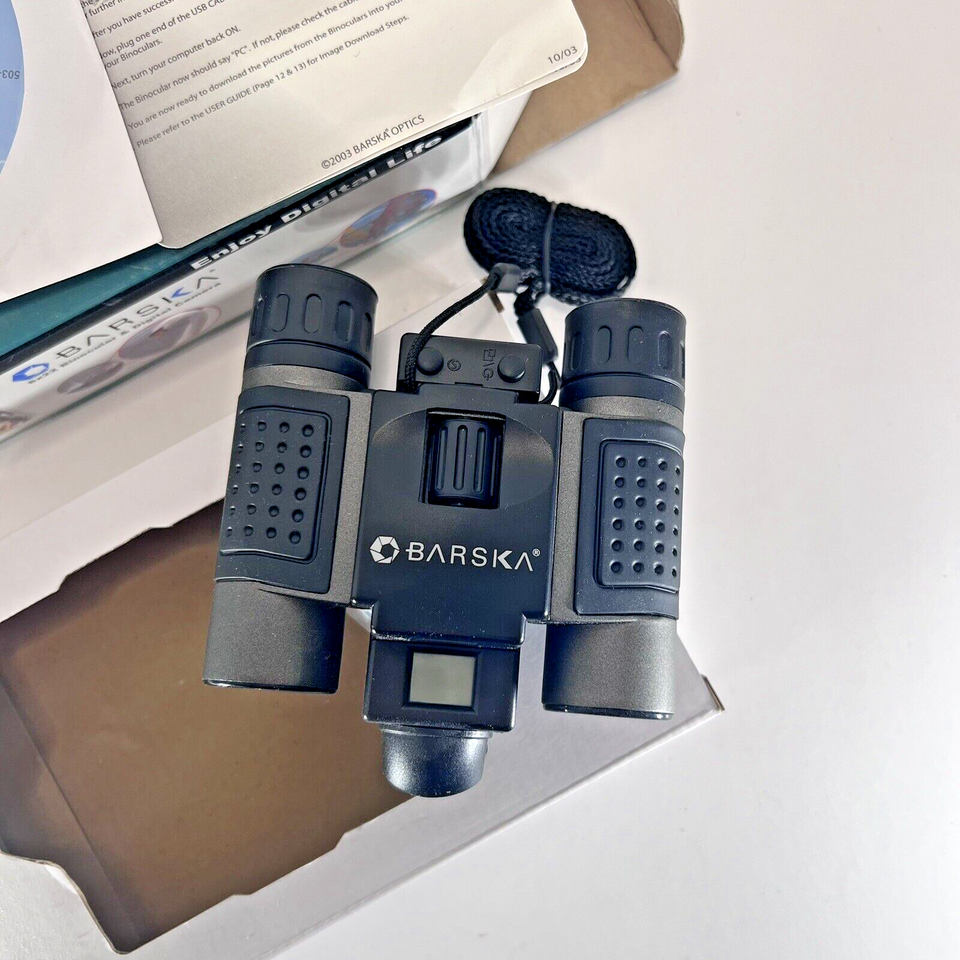 New Rare Barska 8x32 Compact Binocular & Digital Camera Combo eBay