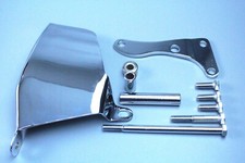 Sbc Small Block Chevy 350 400 Alternator Bracket 69-75 Long Water Pump Chrome