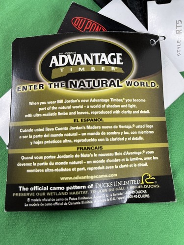 NOS, SWANY Camo Hunting Gloves , Bill Jordan's Advantage Timber RT400B X Large - Picture 5 of 9