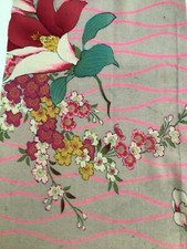 STUNNINGLY BEAUTIFUL Vintage 1940s PURE SILK Japanese Kimono Fabric Piece. #3.