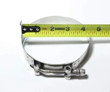 4pcs 106mm-114mm Stainless Steel T-Bolt Clamp Turbo Intake Silicone Hose Clamps