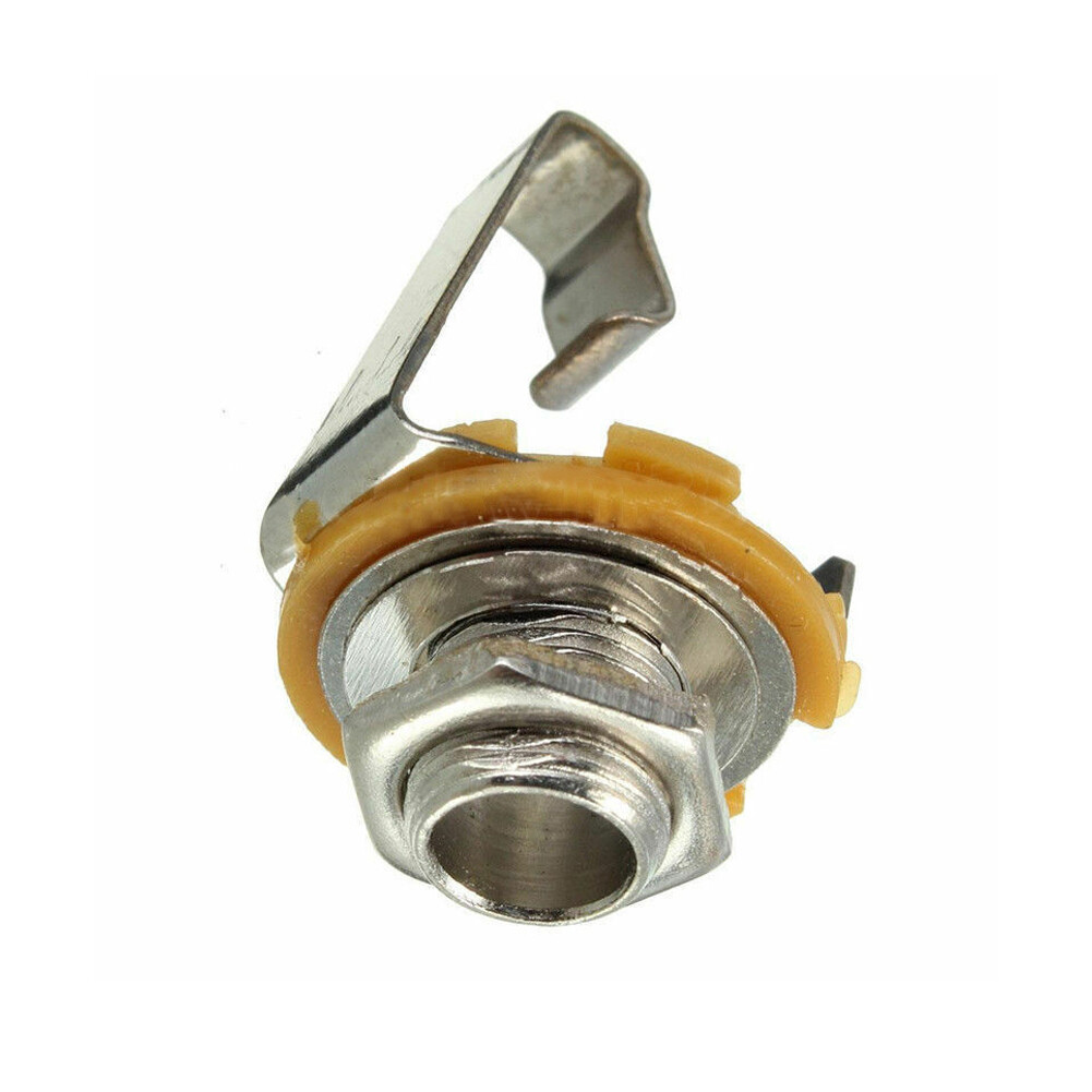 20PCS 1/4 Inch 6.35mm Mono Socket Jack Female Connector Panel Mount