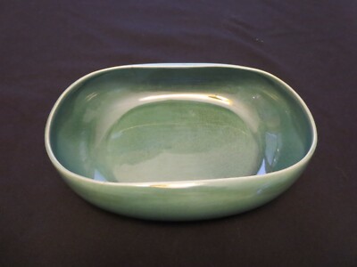 Steubenville Russell Wright American Modern Seafoam Green Oval Vegetable  Bowl