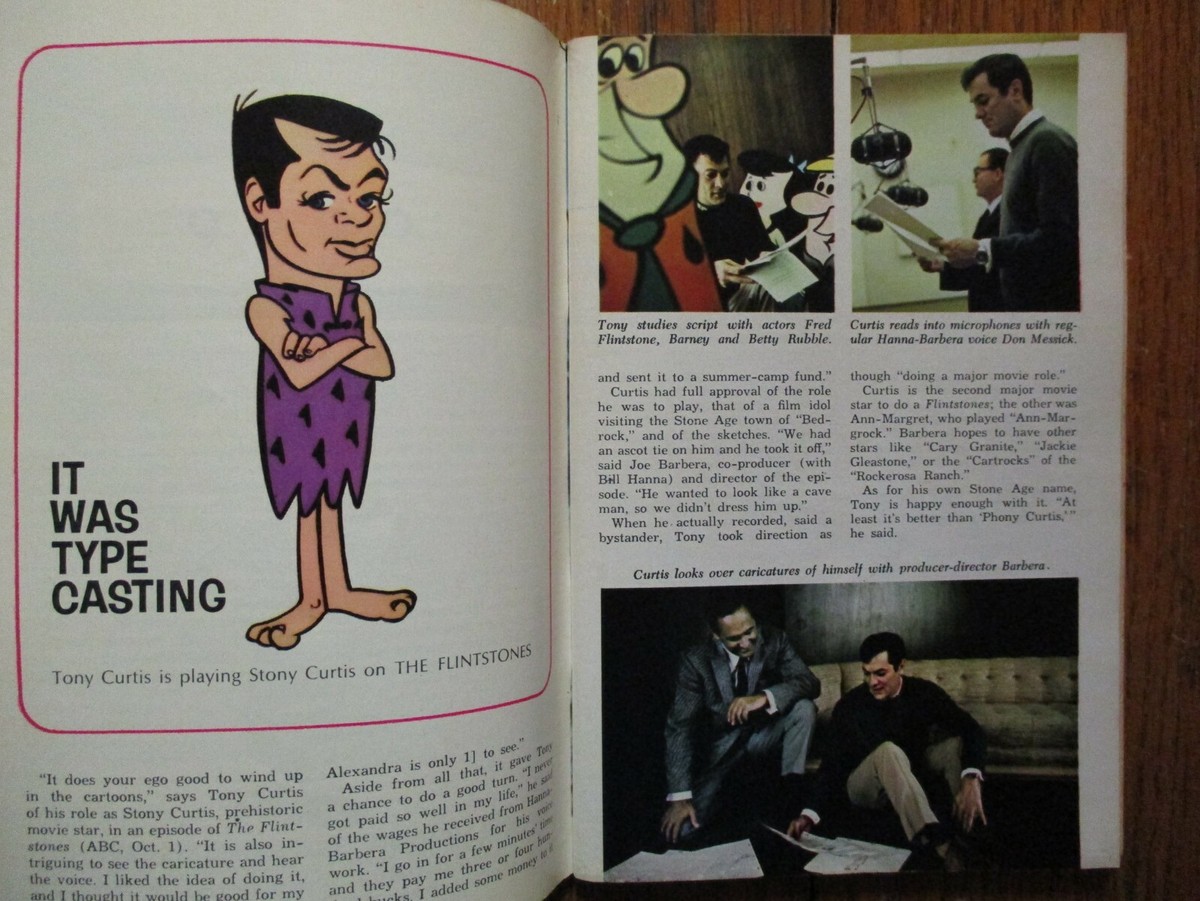 Sept 1965 TV Guide Mag(THE FLINTSTONES/TONY CURTIS/JOANNA BARNES