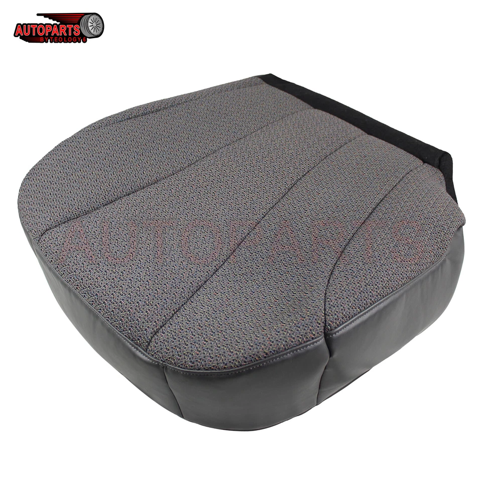 Чехол на нижнее сиденье водителя для пикапа Chevy Silverado 99-02 годов выпуска темно-серая ткань  - Изображение 4 из 4