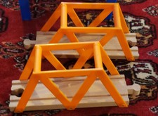 BRIO AND COMPATIBLE WOODEN TRACK BRIDGES- USED