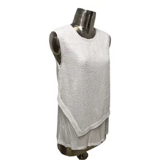 COTTON BROTHERS White Vest Size L 14-16 NEW Ladies WomensTop (EU 44) RRP £40