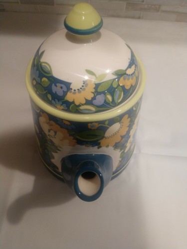 Spode Kim Parker Home Chicory Hymn Teapot Tea Pot Floral Set 2006 - Picture 10 of 12