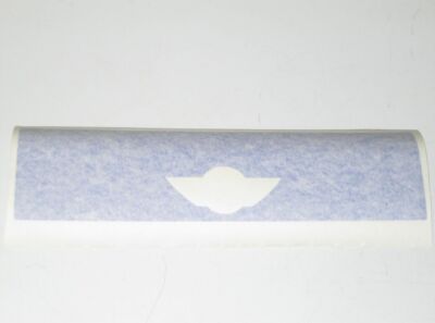 MINI Heck Emblem Karosserie Aufkleber Verkleidung Blau Race 0000104 Neu Original