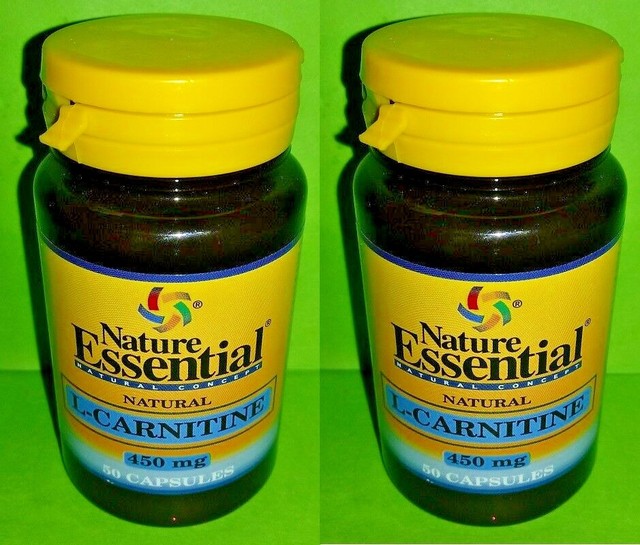L Carnitine 450mg 50 Capsules Nature Essential Energy For Sale Online Ebay