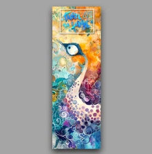 Turn the page bookmark magical bird collectable mystical art design reader gift