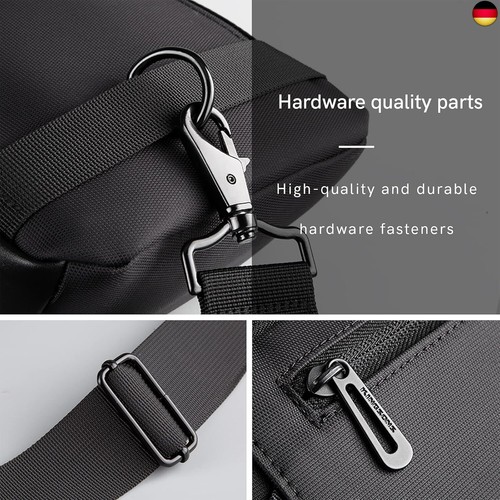 Sling Bag für Herren Damen, Sling Rucksack Laptop Crossbody Bag 7 Zoll mit - Bild 5 von 6