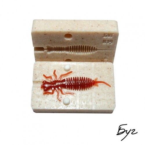 Colección de moldes de cebo de piedra de pesca hágalo usted mismo cebo de señuelo de insectos de plástico suave 22 modelos - Imagen 11 de 23